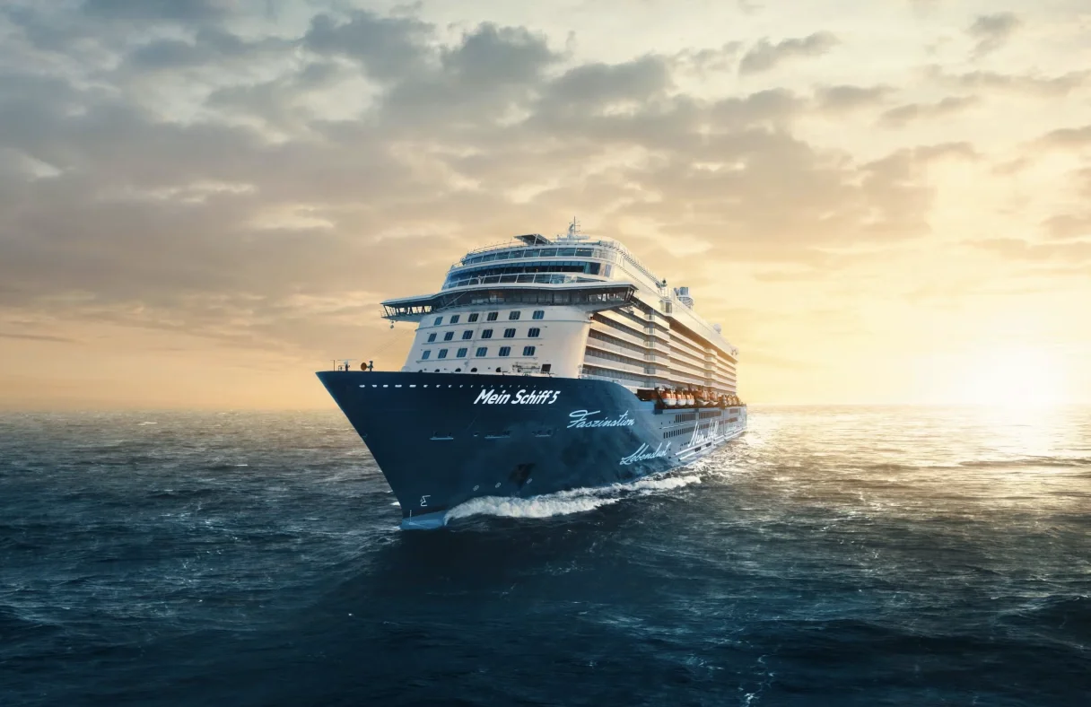 Alman kruvaziyer markası Mein Schiff 5 bugün Bodrum’da