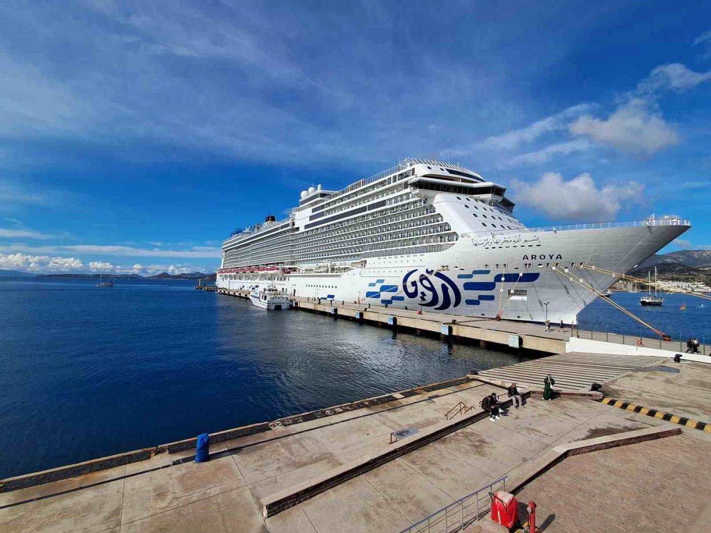Aroya, bin 203 yolcusuyla Bodrum’a geldi