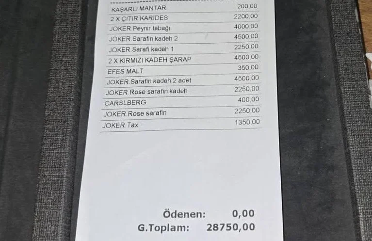 Bir Kadeh Şarap 2 Bin 250 TL: Bodrum’da Adisyon Tartışması