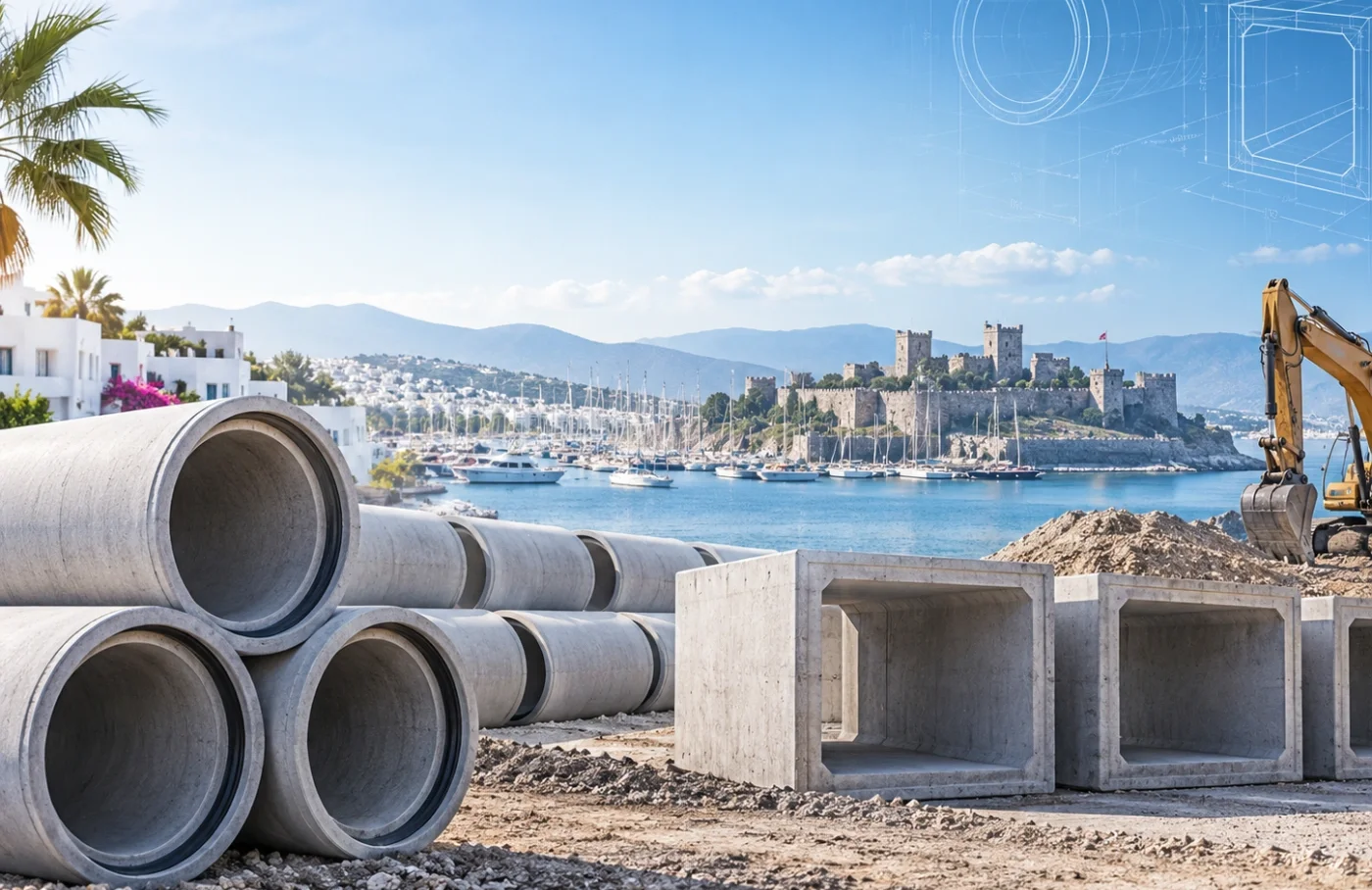 Bodrum Belediyesi beton boru ve menfez alımı için ihaleye çıkıyor
