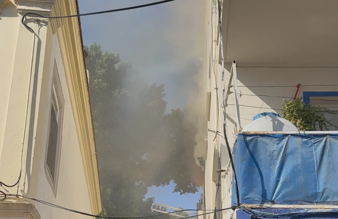 Bodrum Çarşı’da Yangın Paniği: Yaşlı Bina Sakini Tahliye Edildi
