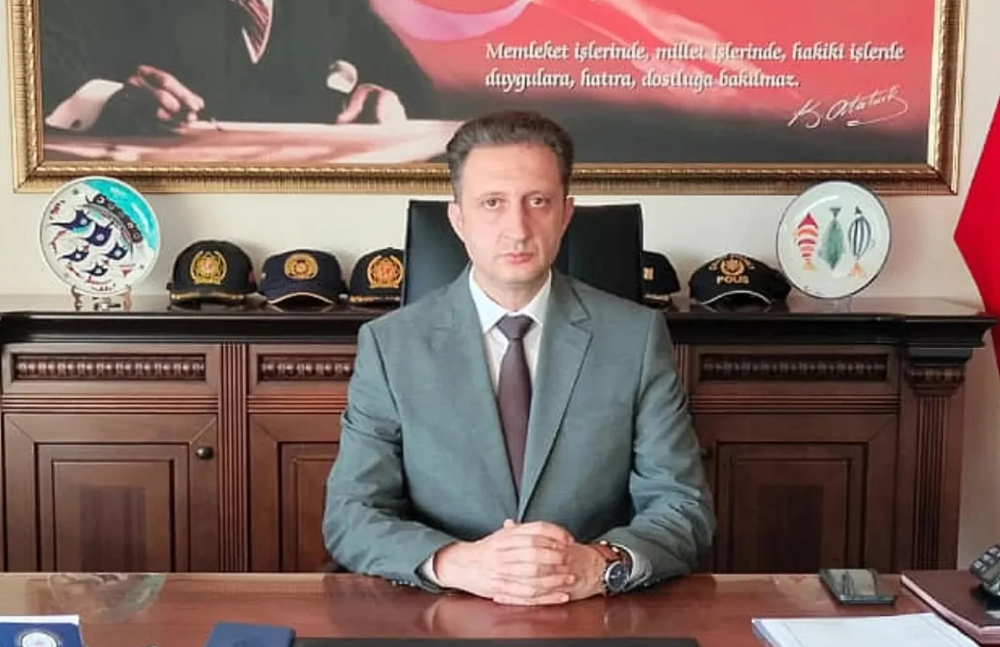 Bodrum Emniyet Müdürü Mehmet Darendeli 1. sınıfa terfi etti