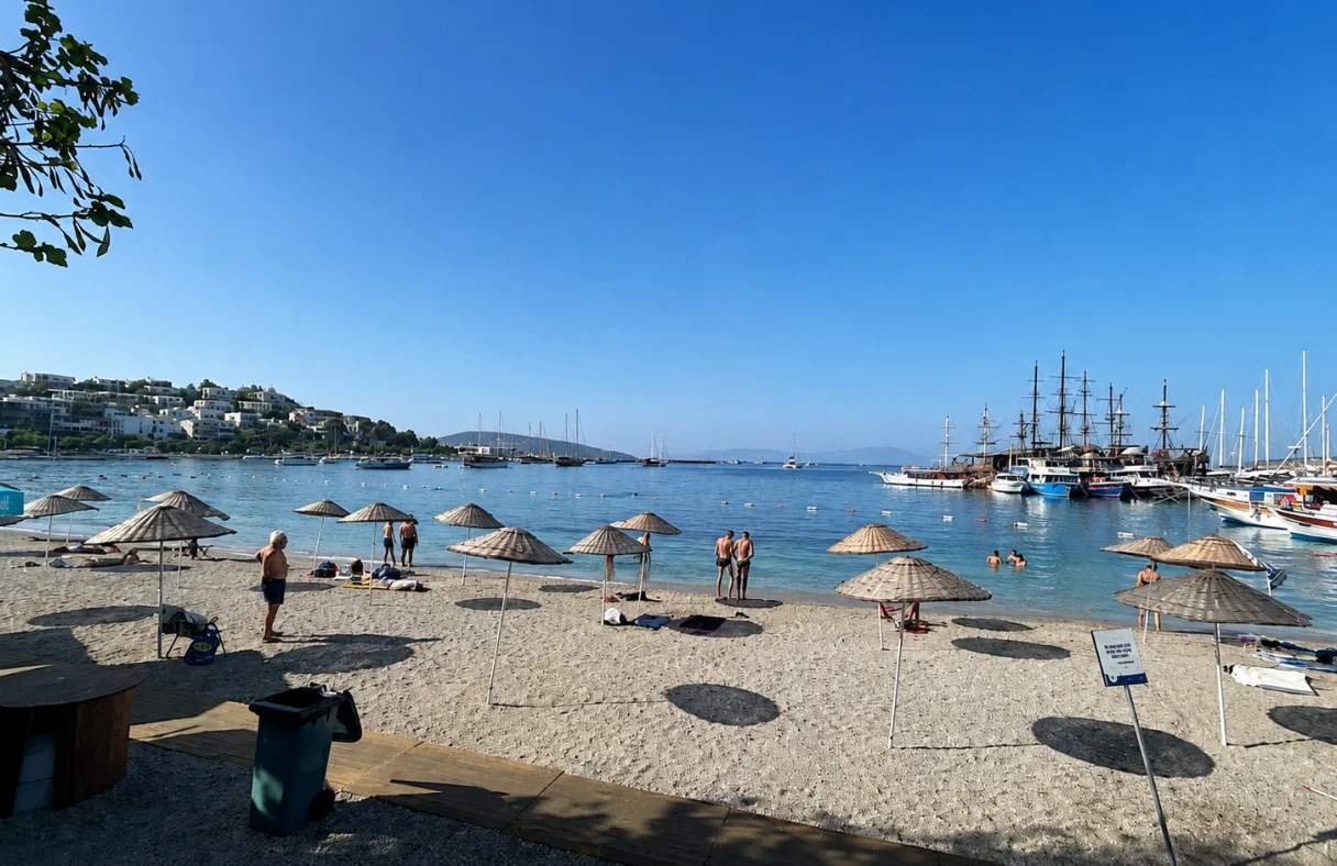 Bodrum halk plajlarında standart fiyat uygulaması: Lahmacun 250 TL, hamburger ve pizza 450 TL