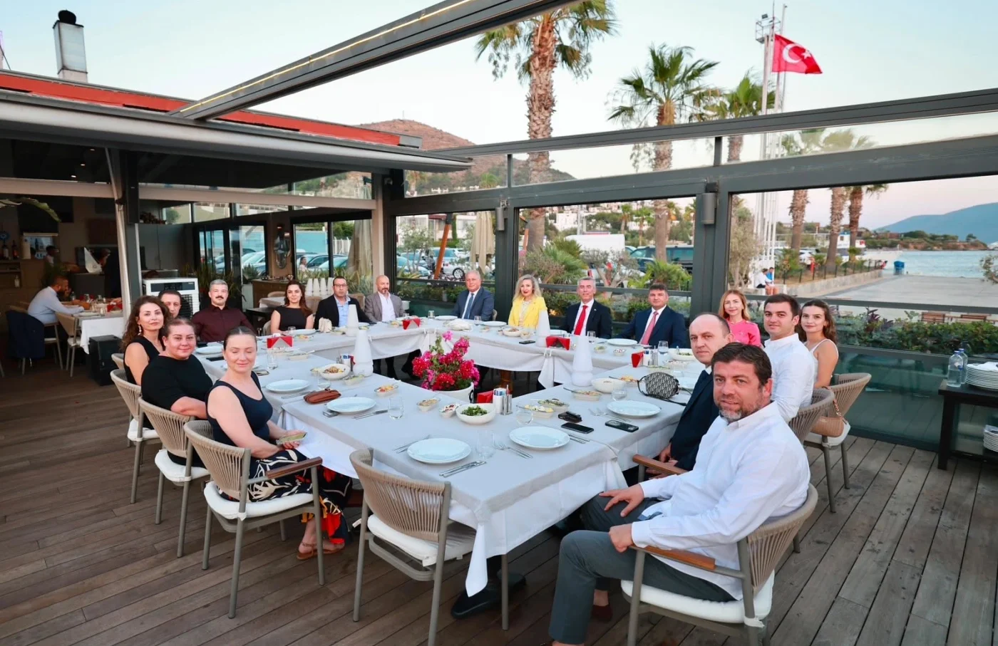 Bodrum Sahil Güvenlikte Görev Değişimine Veda Yemeği
