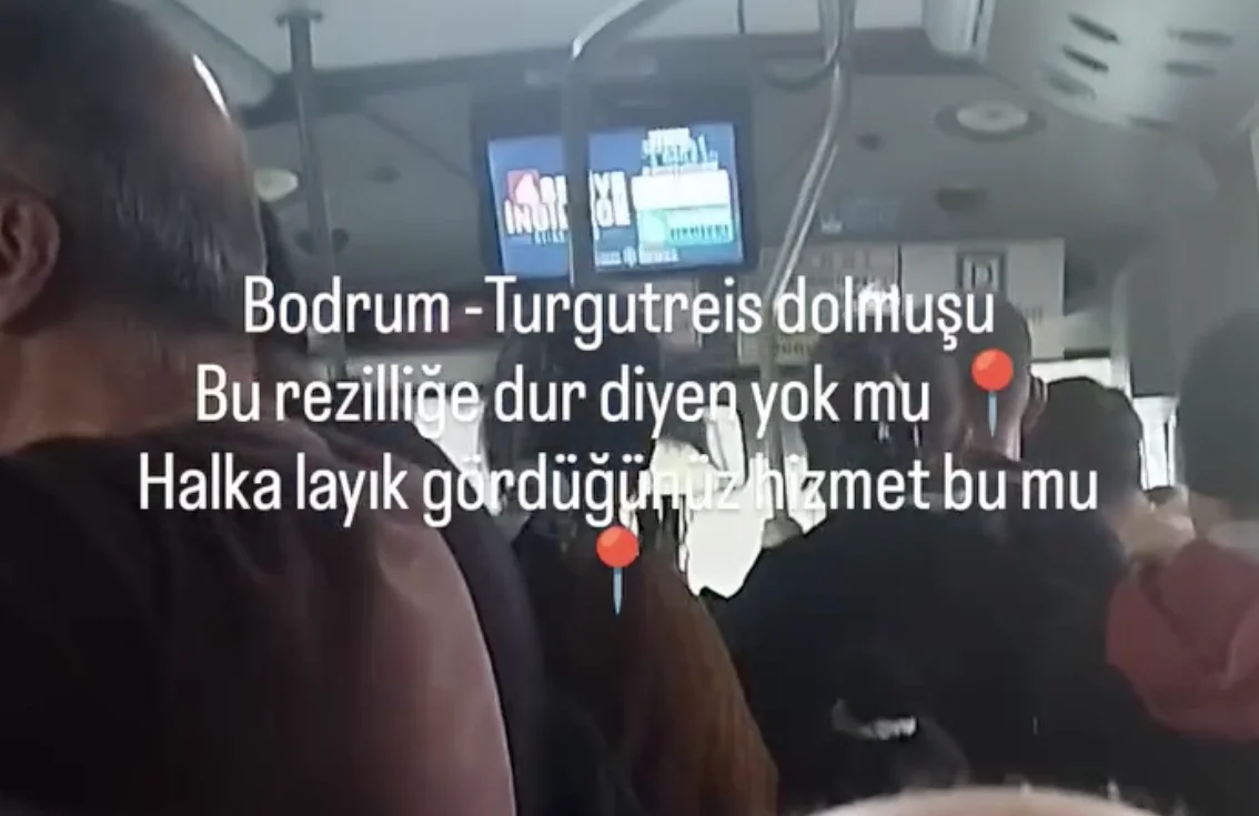 Bodrum–Turgutreis Dolmuşunda Yolculardan “Balık İstifi” Tepkisi