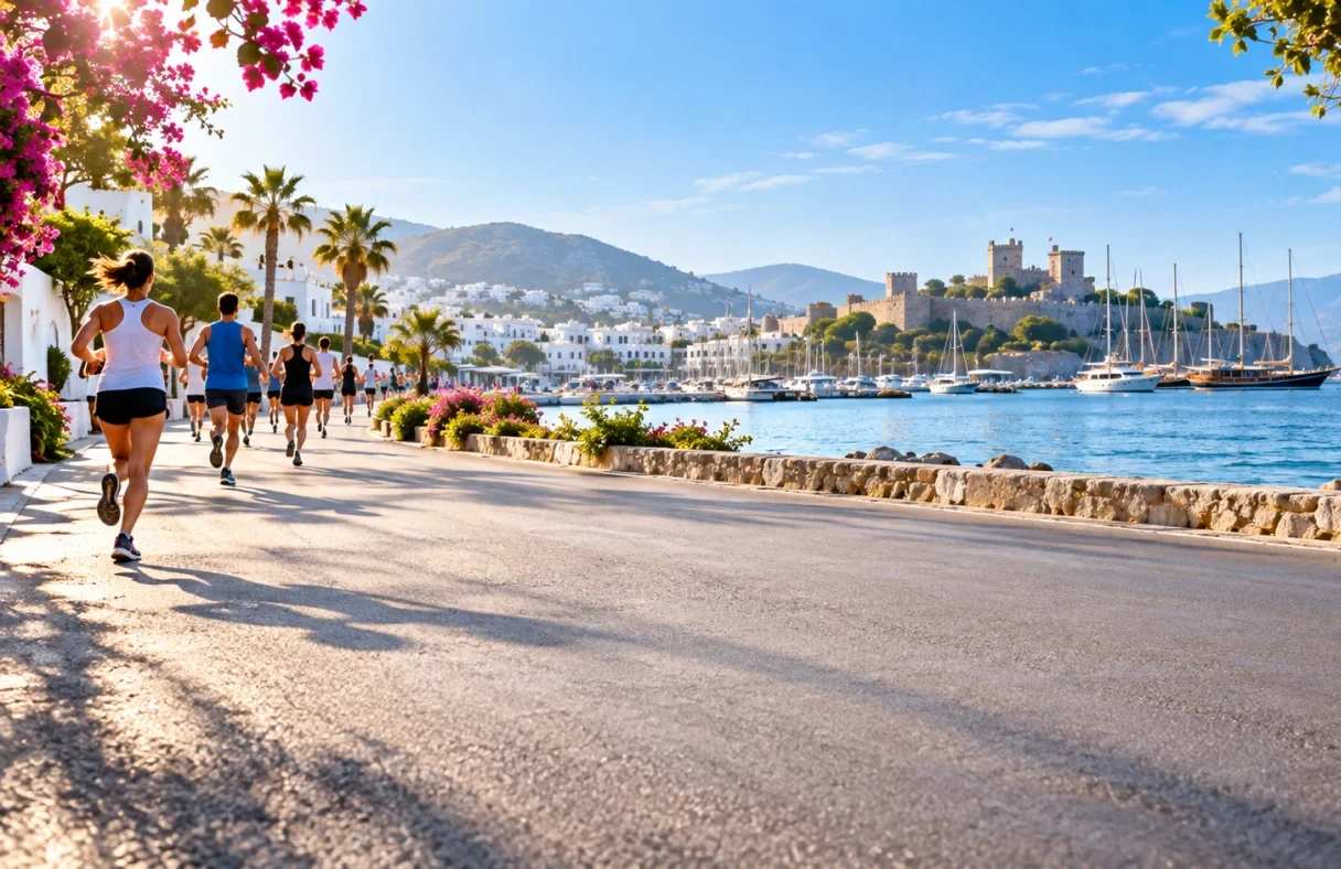 Bodrum Yarı Maratonu İçin 13 Yol Trafiğe Kapanacak