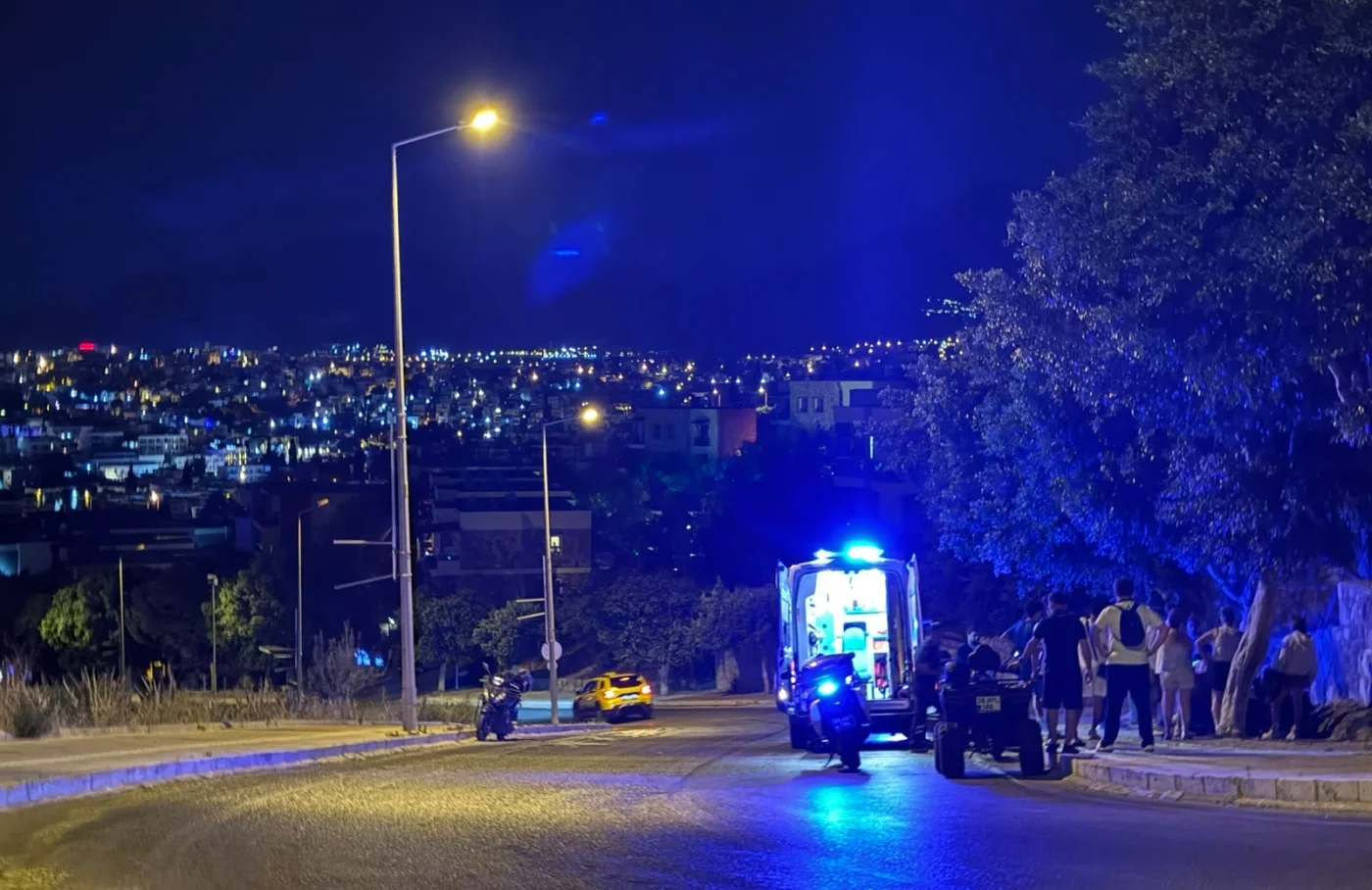 Bodrum Yel Değirmenleri Mevkisinde Motosiklet Kazası
