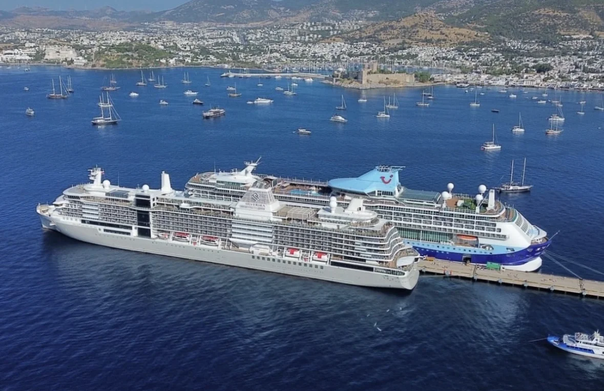 Bodrum’a çifte kruvaziyer: Marella Discovery ve Silver Nova aynı gün limanda