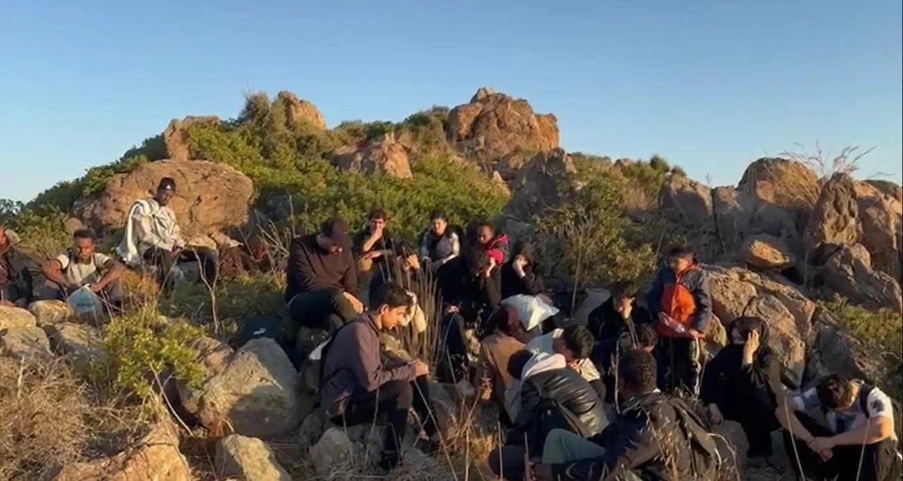 Bodrum’da 34 düzensiz göçmen yakalandı