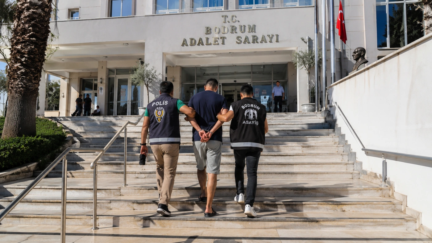 Bodrum'da 39 Yıl Kesinleşmiş Hapis Cezası Bulunan Firari Yakalandı