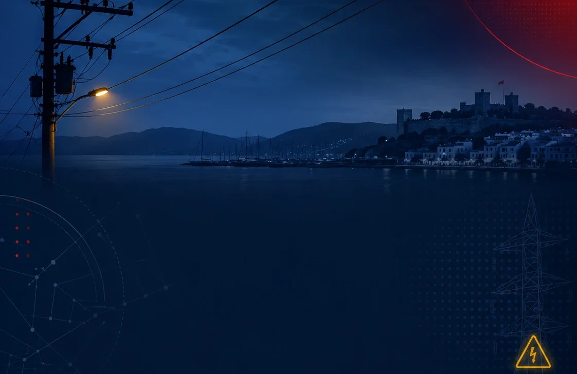 Bodrum’da 5-8 Ağustos Elektrik Kesintisi Listesi