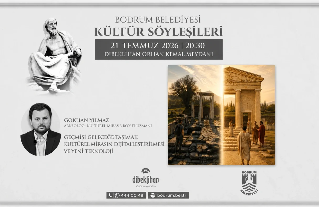 Bodrum'da Açık Hava Kültür Söyleşileri yeni oturumla sürüyor