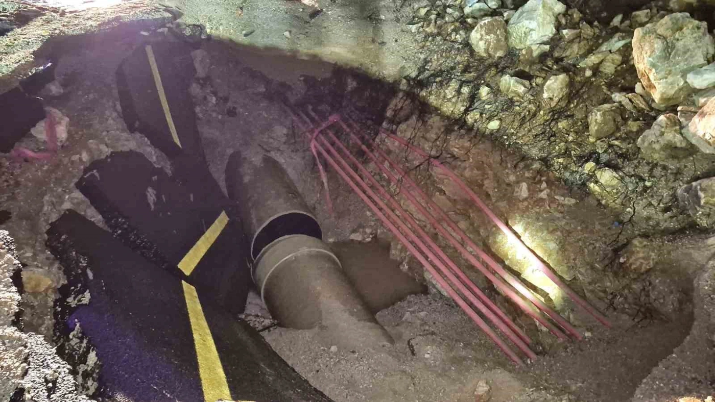 Bodrum’da ana isale hattı patladı: MUSKİ’den su kesintisi açıklaması