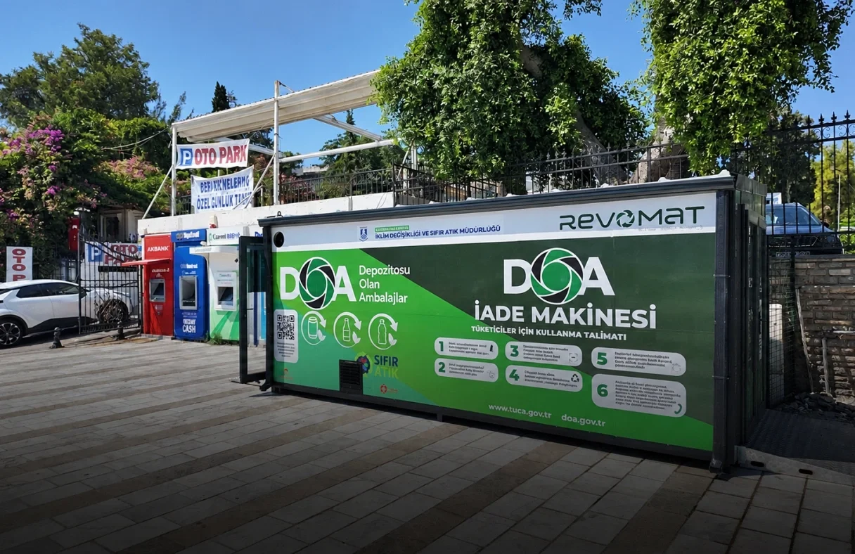Bodrum’da İlk DOA Depozito İade Makinesi Neyzen Tevfik Caddesi’ne Yerleştirildi
