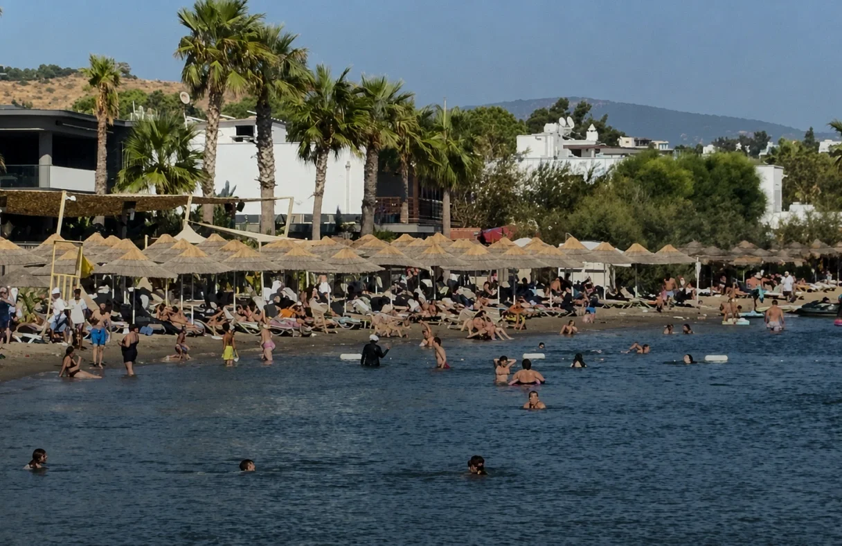 Bodrum’da Termometre 40 Dereceyi, Hissedilen Sıcaklık 45 Dereceyi Gördü