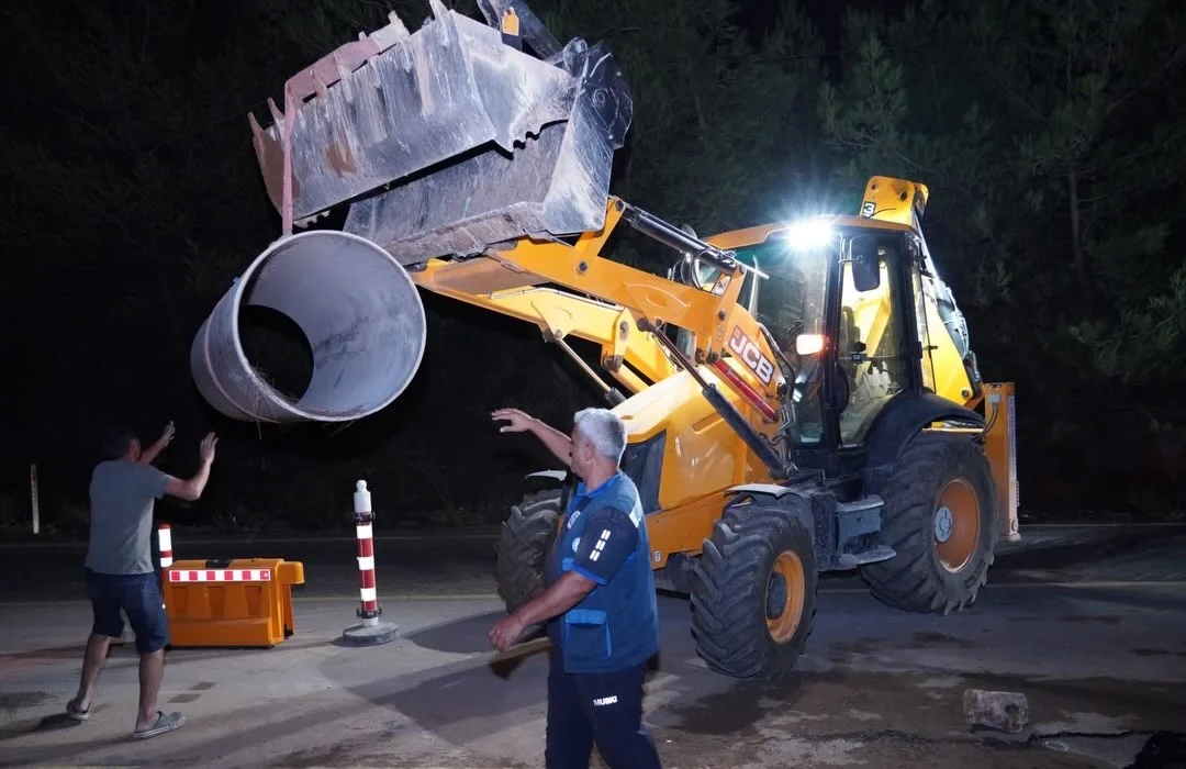 Bodrum’daki ana isale hattı arızasında iş makinesi şüphesi: Emniyete başvuruldu