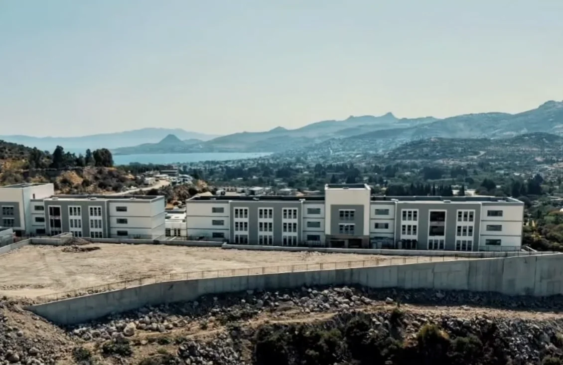 Bodrum’un 400 kişilik öğrenci yurdunda sona gelindi