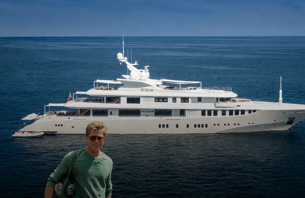 Brad Pitt'le Anılan 73 Metrelik Süperyat Plan B Bodrum'da
