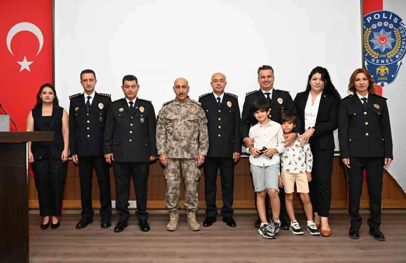 Muğla Emniyeti’nde rütbe terfi töreni düzenlendi