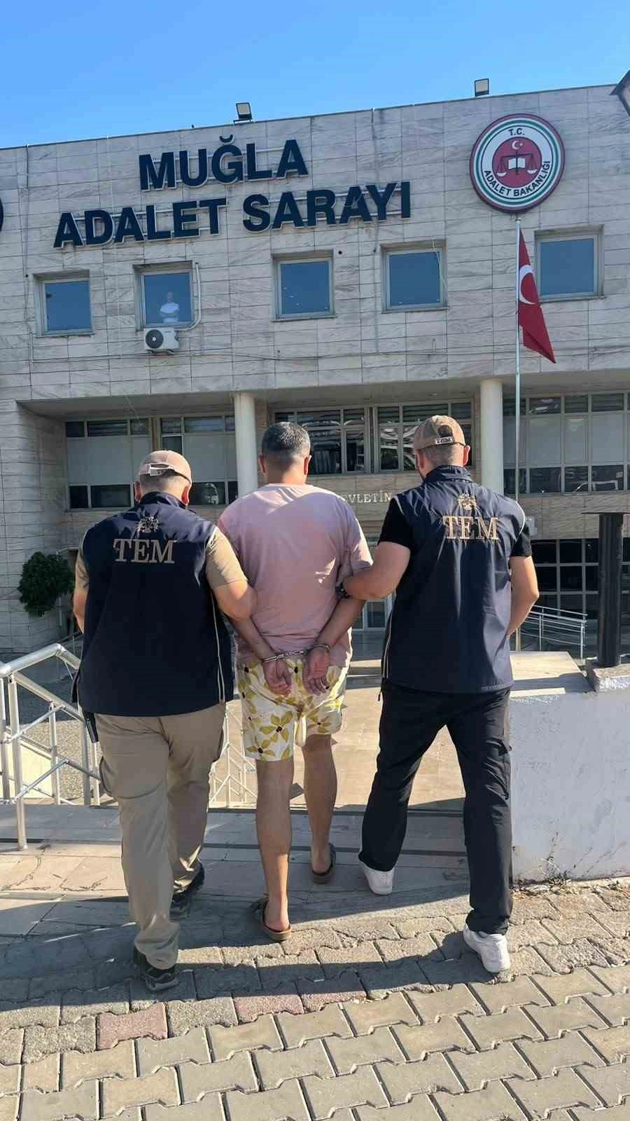 Muğla’da 6 yıl 10 ay hapis cezasıyla aranan hükümlü yakalandı