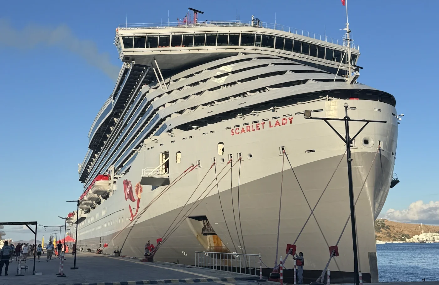 Scarlet Lady Bodrum’a Yanaştı: 278 Metrelik Dev Kameramızda